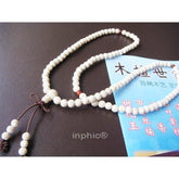 INPHIC-木檀世家星月菩提念珠108粒 6mm 白菩提籽佛珠項鏈星月菩提子佛珠